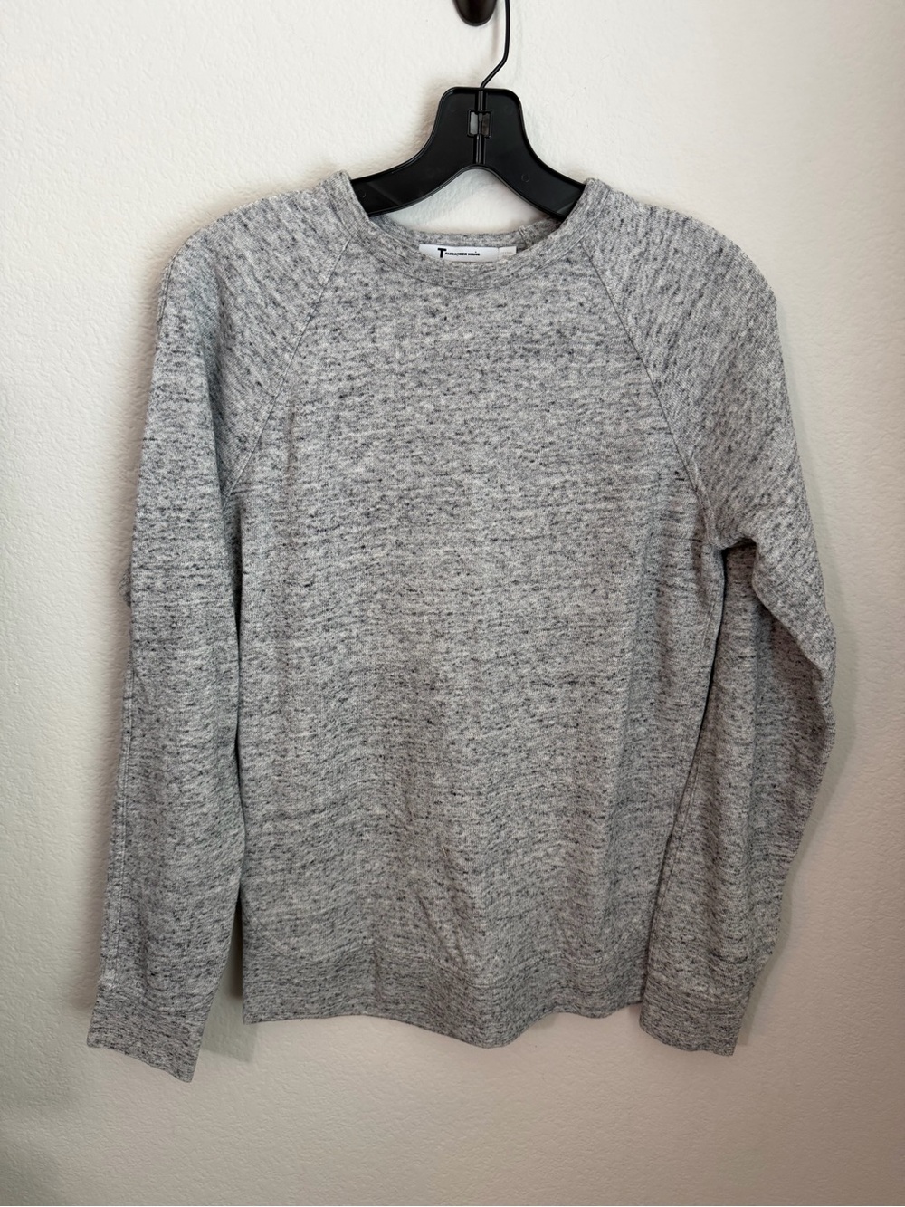 T Alexander Wang Light Heather Gray Crewneck Sweater